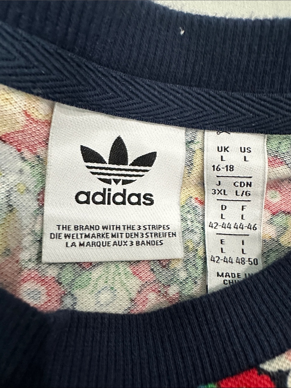 Liberty London Adidas Floral Print Tee in Multi-Color - Picture 2 of 5